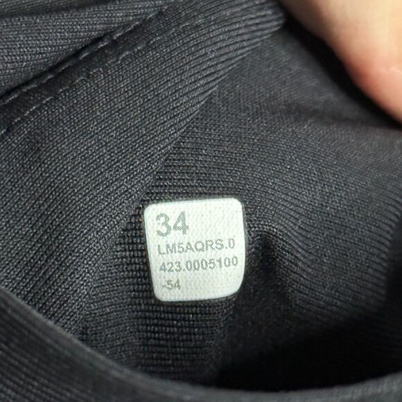 Lululemon Pants Mens 34x27 Black ABC Slim Fit Stretch Warpstreme Chino 5 Pocket - Picture 3 of 13